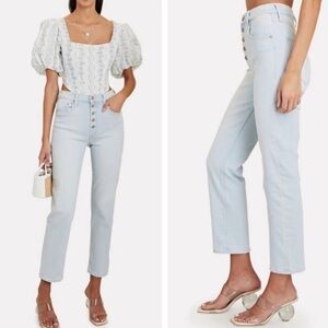 Mother Pixie Tomcat Straight Jeans Size 30